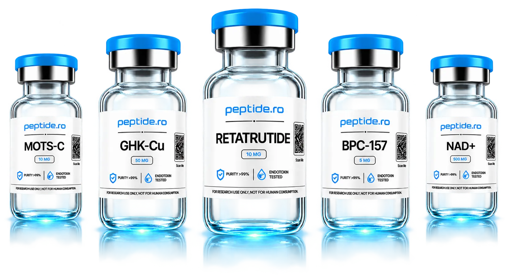 Flacoane de peptide pentru cercetare Peptide.ro